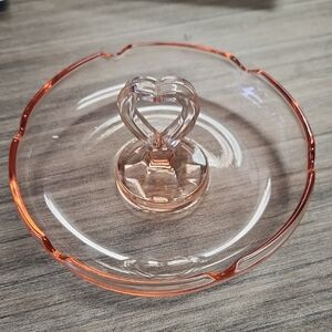 Pink Depression Glasd Dish